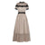 Kurzärmeliges Vintage-Kleid