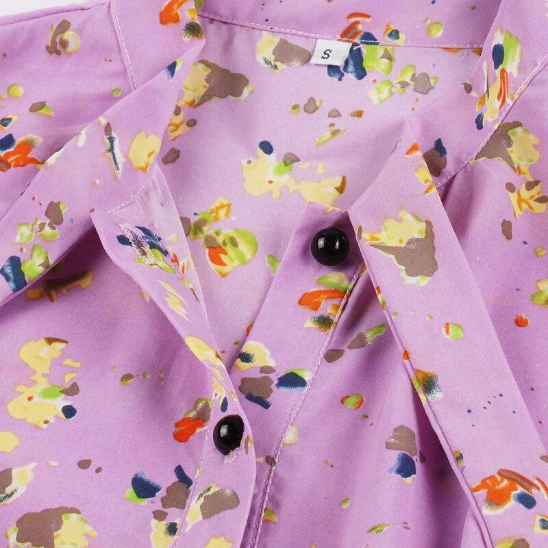 Lavendel Kurzarm Vintage Kleid