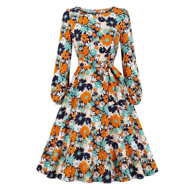 Liberty Floral Langarm Vintage Kleid
