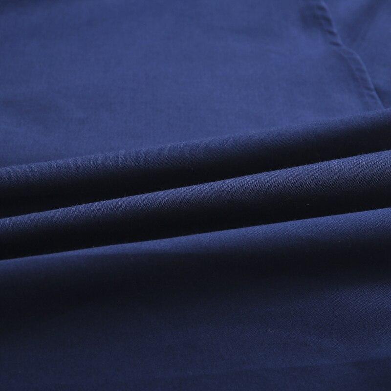 Marineblaues, langärmliges Vintage-Kleid