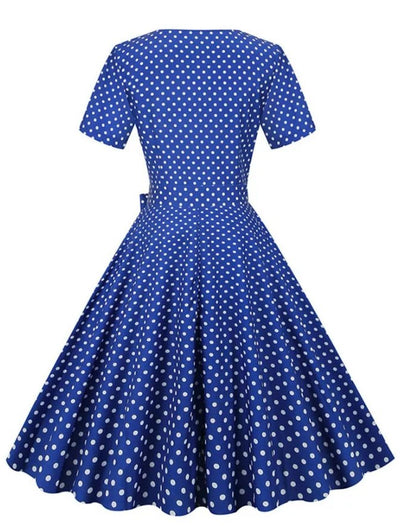 Vintage Marineblaues Hochzeitskleid
