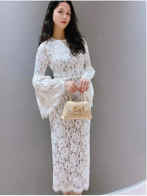 Vintage Standesamt-Hochzeitskleid