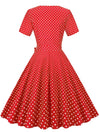 Vintage Rotes Hochzeitskleid
