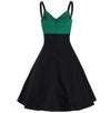 Vintage Midikleid Grün