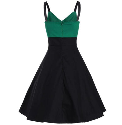 Vintage Midikleid Grün