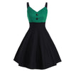 Vintage Midikleid Grün