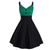 Vintage Midikleid Grün
