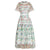 Weißes modernes Vintage-Kleid
