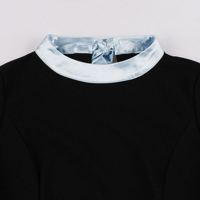 Silbernes schwarzes Vintage-Kleid