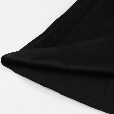 Silbernes schwarzes Vintage-Kleid