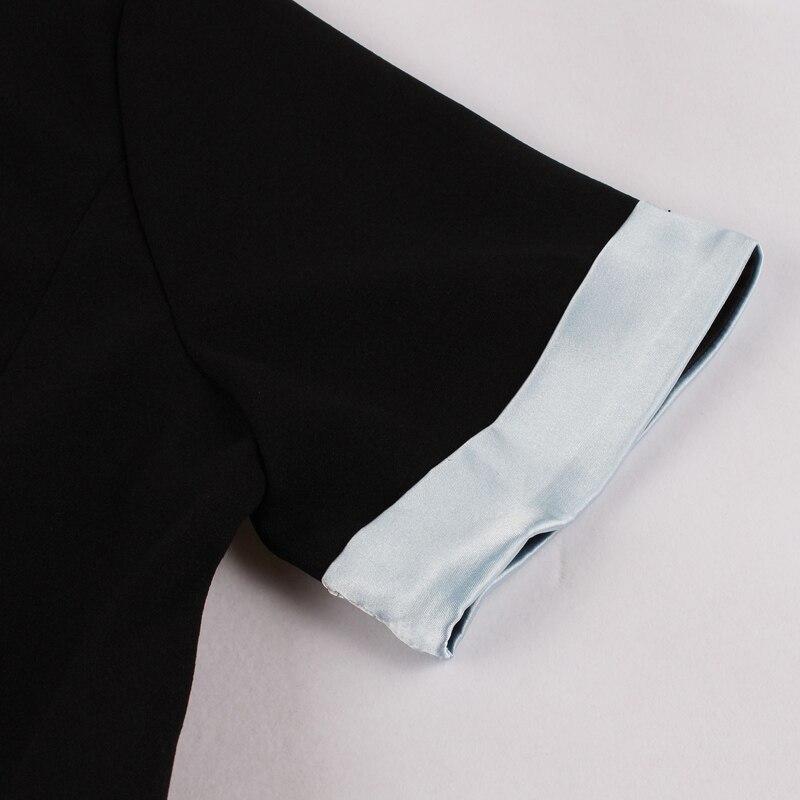 Silbernes schwarzes Vintage-Kleid