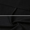 Schwarzes Vintage-Kleid mit weißem Kragen