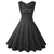Schwarzes Vintage-Kleid