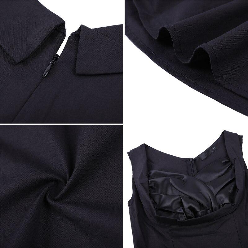 Schwarzes Vintage-Kleid