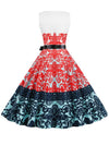 Rotes Vintage-Kleid