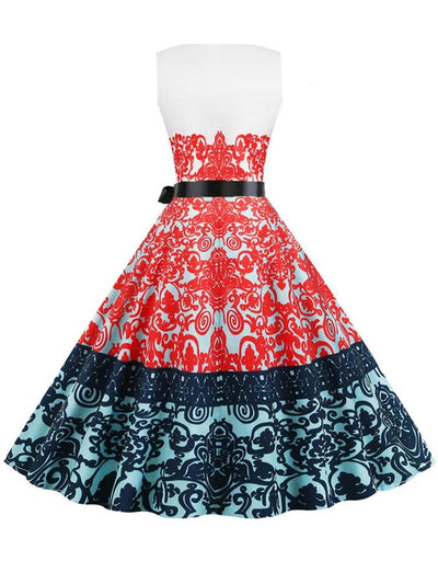 Rotes Vintage-Kleid