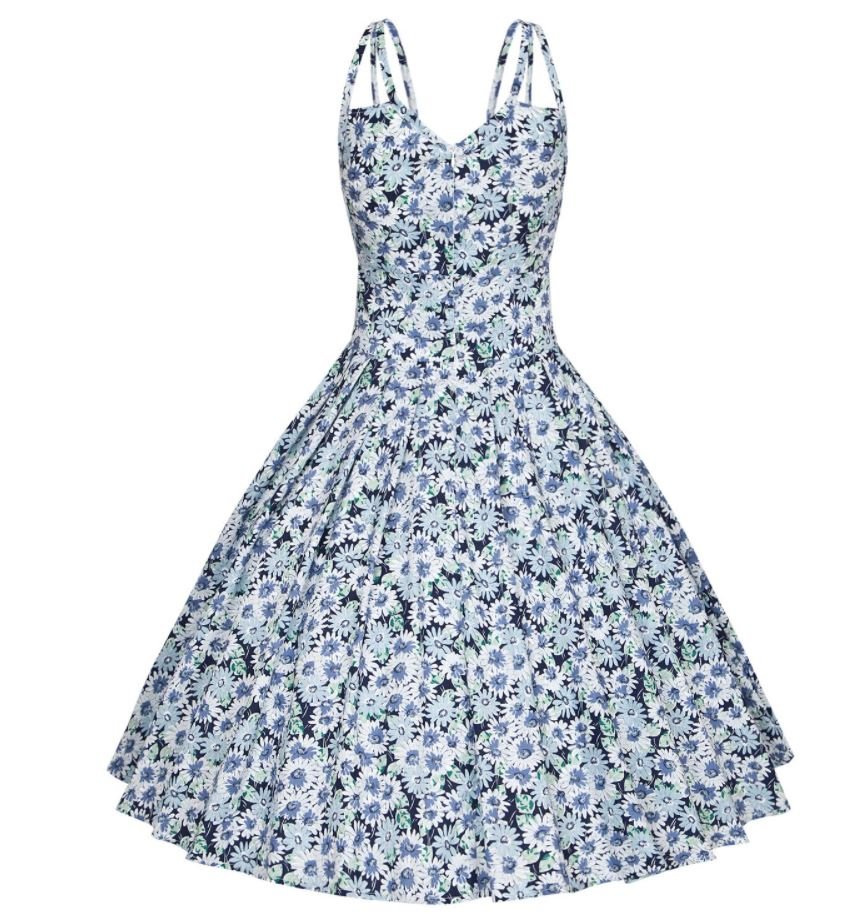 Vintage Kleines Blumenkleid