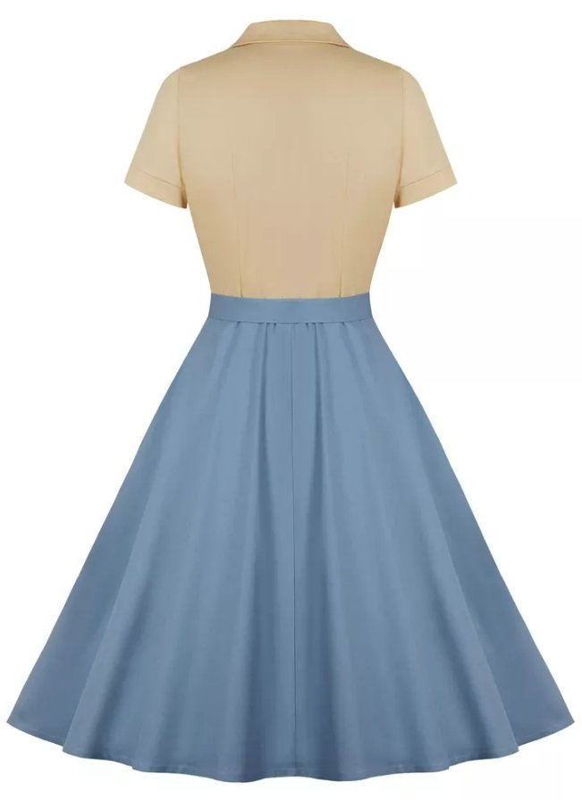 50er Jahre Vintage Pin-up-Kleid