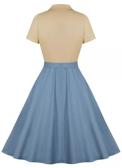50er Jahre Vintage Pin-up-Kleid