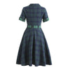 Vintage-Kleid mit Pin-Up-Business-Kragen