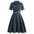 Vintage-Kleid mit Pin-Up-Business-Kragen
