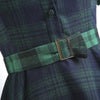 Vintage-Kleid mit Pin-Up-Business-Kragen