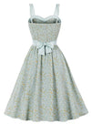 Vintage-Pin-Up-Kleid mit Blumendruck