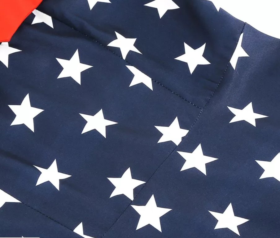 Bedrucktes Pin-Up-Vintage-Kleid aus den USA