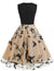 Schmetterlings-Pin-Up-Vintage-Kleid