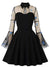 Vintage-Kleid mit Pin-Up-Schmetterlingen