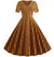Vintage-Kleid mit Pin-Up-Streifen