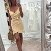 Gelbes Strand-Vintage-Kleid