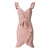 Rosa Strand-Vintage-Kleid