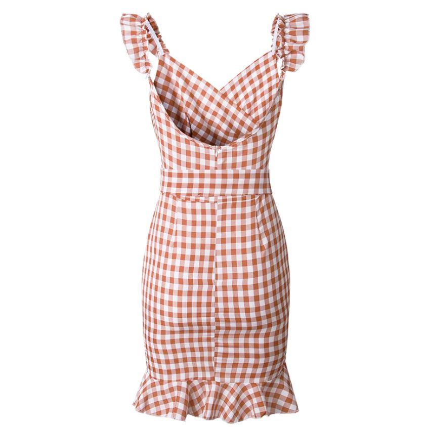 Rosa Strand-Vintage-Kleid