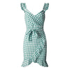 Grünes Strand-Vintage-Kleid
