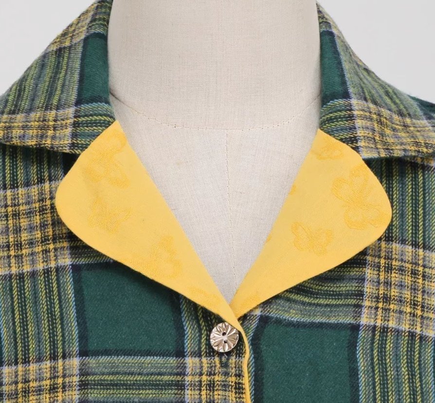 Plissiertes Vintage-Kleid