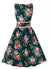 Geblümtes, plissiertes Vintage-Kleid