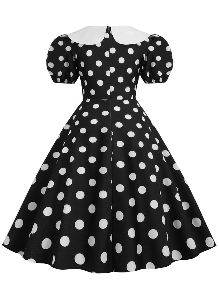 Vintage Polka-Kleid