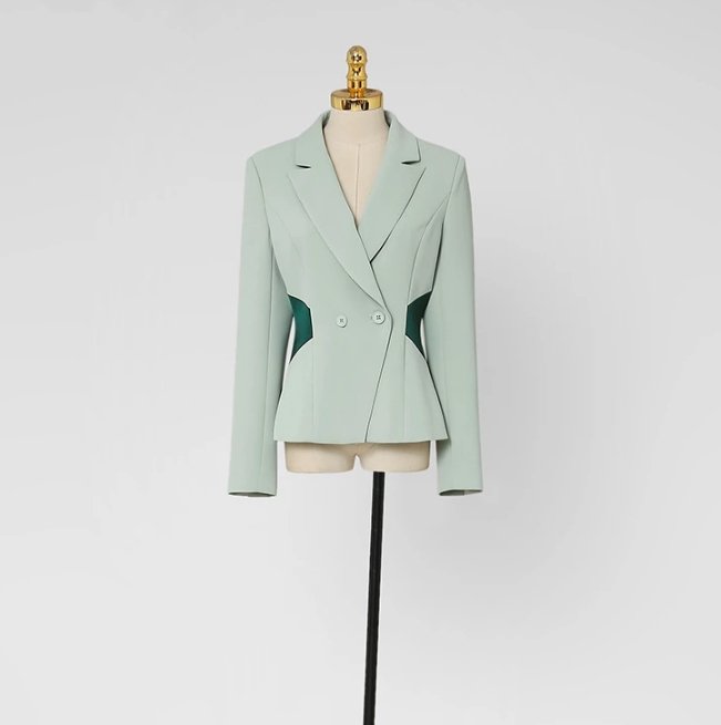 Gepudertes Vintage-Kleid