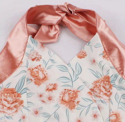 Vintage Rosa Hochzeitskleid