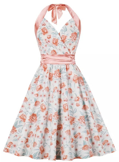 Vintage Rosa Hochzeitskleid