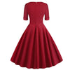 Vintage 50er Jahre Rockabilly Kleid Carmine
