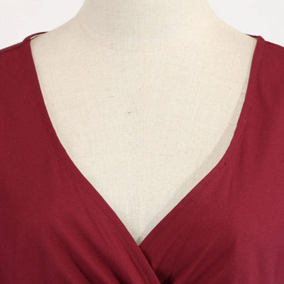 Vintage 50er Jahre Rockabilly Kleid Carmine