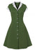 Vintage 50er Jahre Rockabilly Kleid Grün