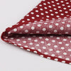 Weinrotes Vintage-Rockabilly-Kleid aus Baumwolle