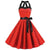 Rotes Vintage-Kleid
