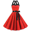 Rotes Vintage-Kleid