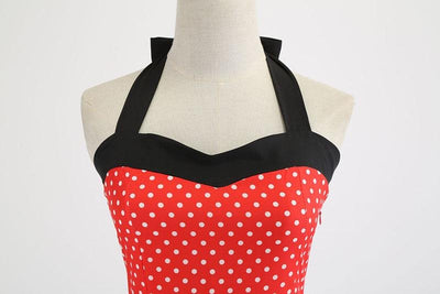Rotes Vintage-Kleid