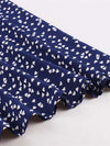 Herzblaues Vintage-Kleid