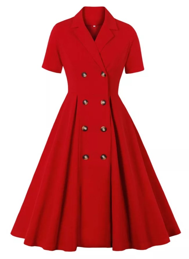 Liberty Rotes Vintage Kleid